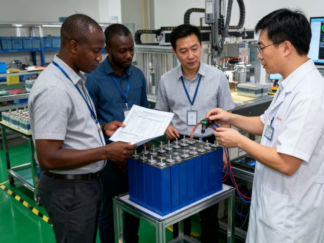 Anhui Like-minded accueillera des clients africains en 2024, ouvrant de nouvelles perspectives pour la coopération dans le domaine des batteries au lithium pour le stockage de l'énergie.