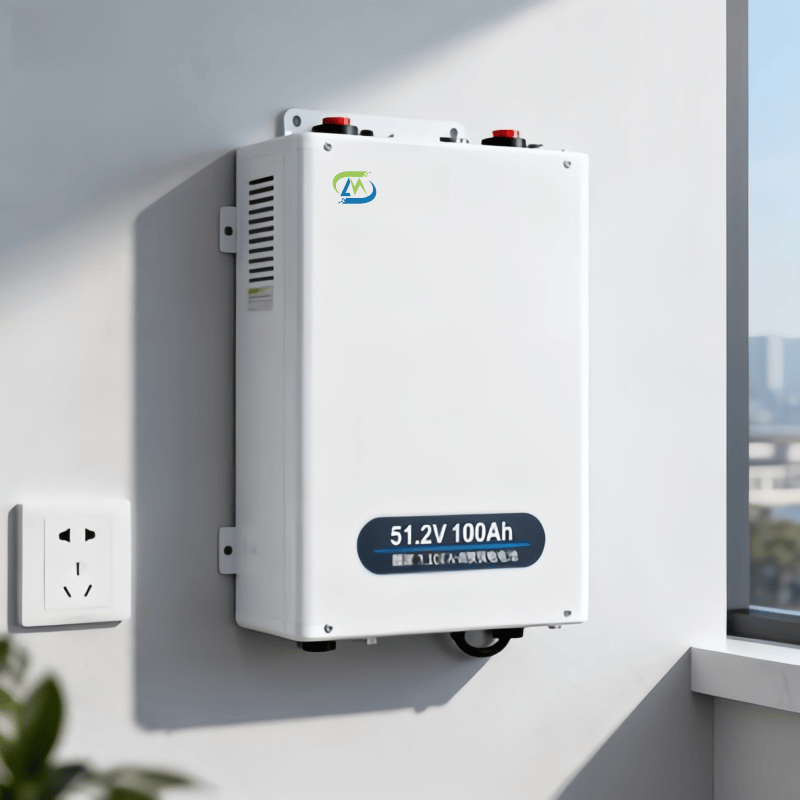 Batterie lithium-ion murale 51,2 V 100 Ah