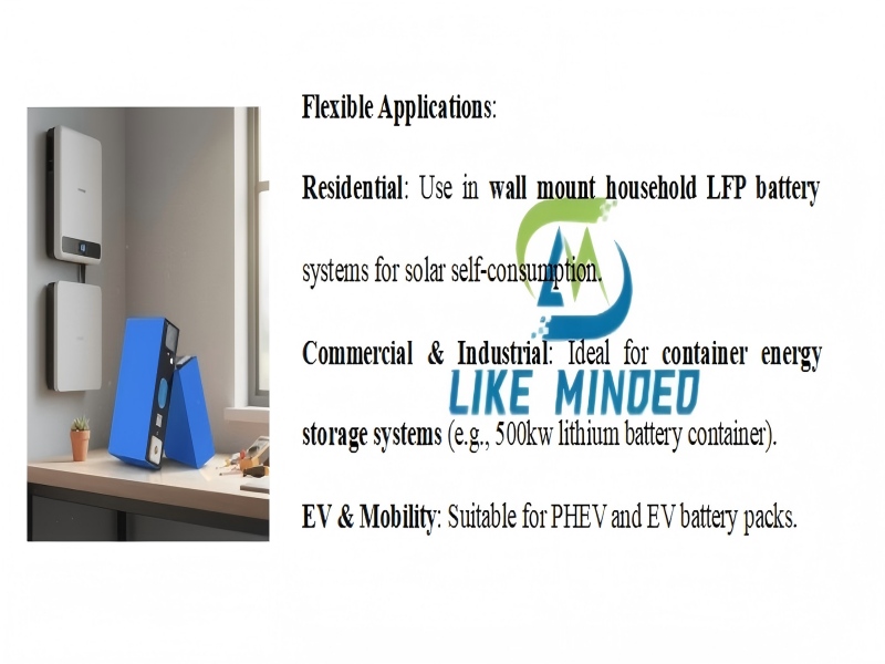 High Energy Density 165Wh Kg Lithium Battery 3.2V